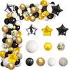 Black Gold Balloon Chain Birthday Party Balloon Package Wedding Wedding Arrangement Decorative Balloon Set