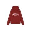 Fila Color Block Letter Hoodie Men Hoodies Burgundy F11M349201F-WI