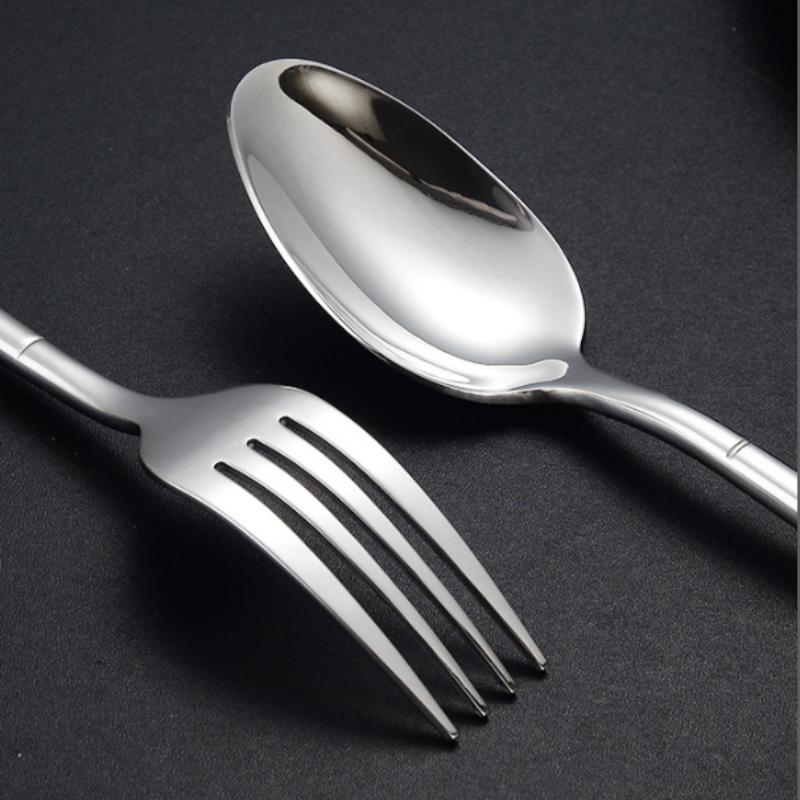 Набор столовых приборов из нержавеющей стали 304, нож, вилка, ложка, чайная ложка, сервиз, роскошная посуда, красивая домашняя кухонная утварь