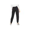 Nike Sportswear Swoosh Print Drawstring Cuffed Fleece Sweatpants Women Bottoms Black BV5034-010