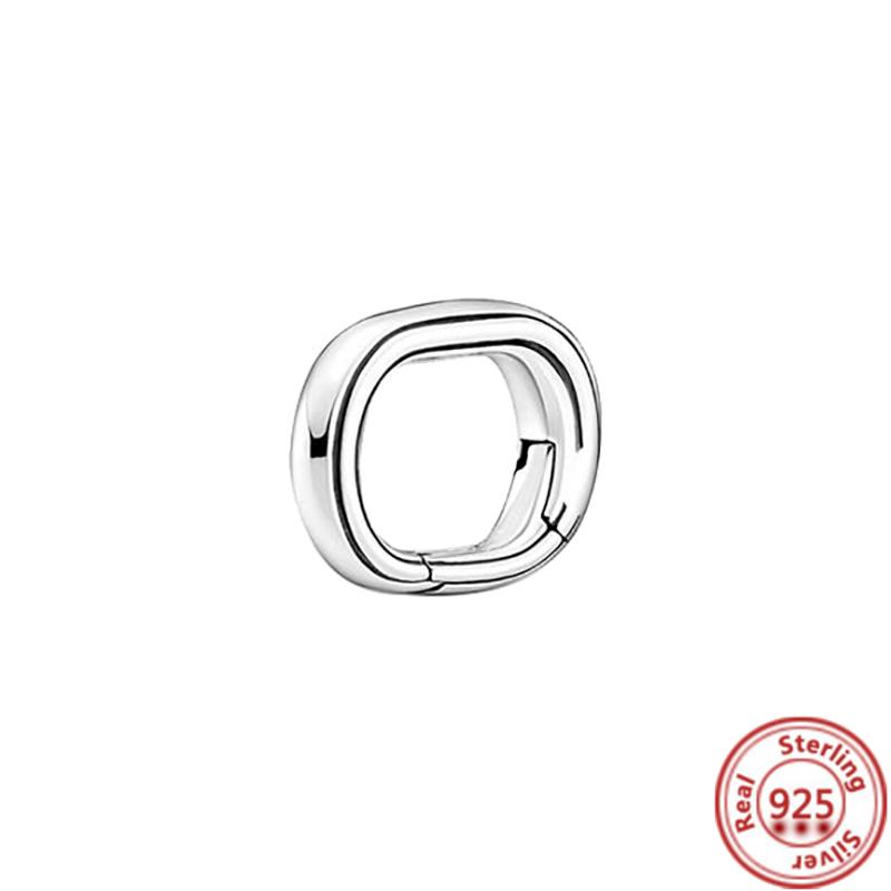 Кольцо Me из стерлингового серебра 925 пробы с круглым разъемом, двойной браслет, подходит для оригинального браслета-цепочки Me Link, ювелирные изделия