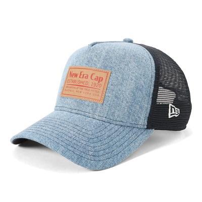 New Era Сетка, Один размер 940AFTR ДЕНИМ ЛОГОТИП SNAP LP BLU Кепка, Джинсовая, Темно-синий,