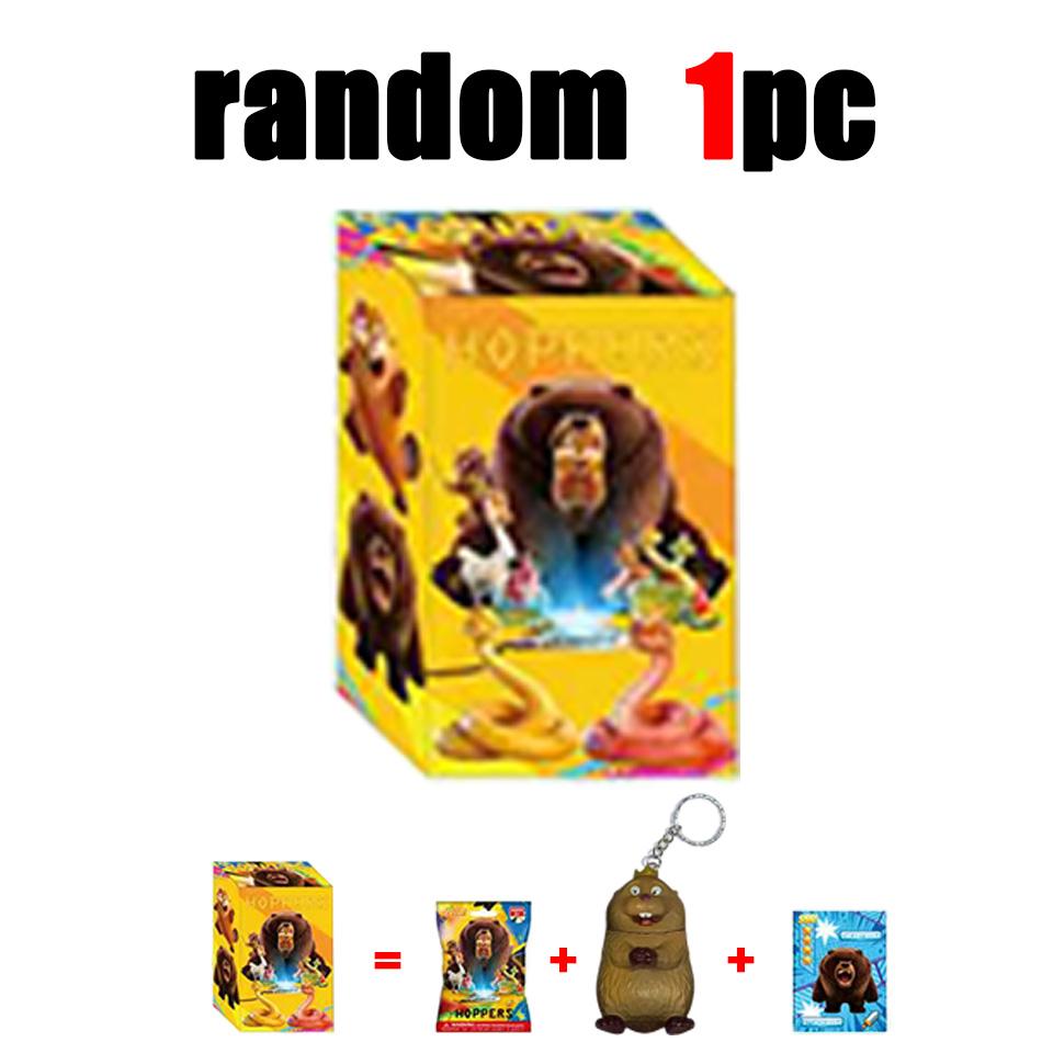 Beaver Transformation Plan Blind Box Random Mabel Robot Beaver Mystery Figure Collectible Toy Gift for Fans