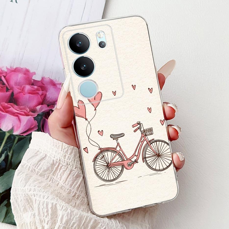 Чехол для Vivo V29 Pro Чехол VivoV29 V2250 V2251 Стильный Расписной Чехол Мягкий Силиконовый Чехол для Телефона Для Vivo V29e V29 Lite VivoV29 Pro Сумки