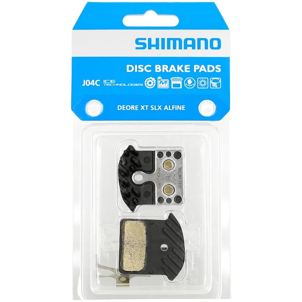 SHIMANO Repair Parts Metal Pad with Fin Presser Spring Cotter Y8LW98030 (J04C) & (With Pin) BR-M8100