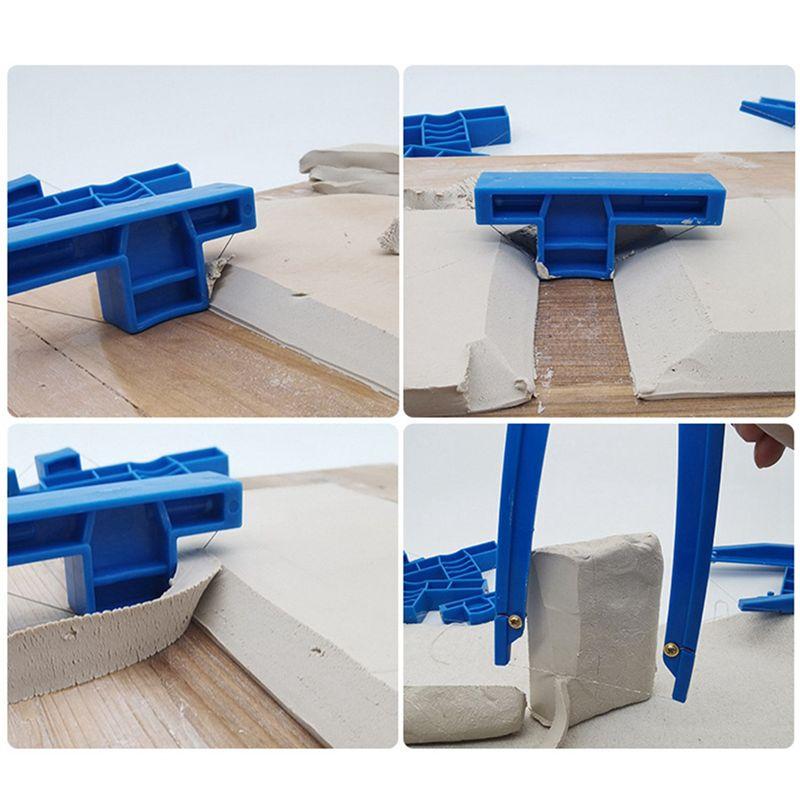 ~Latest Model 4Pc Angle Cutting Clay Tool And Wire Bevel Cutter Clay Trimming Tool For Pottery, Ceramics And Sculpting(Different