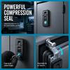 Zinc Alloy RV Hatch Locks Rustproof Lever Push Button Latches Compression Latch Lock  Camper