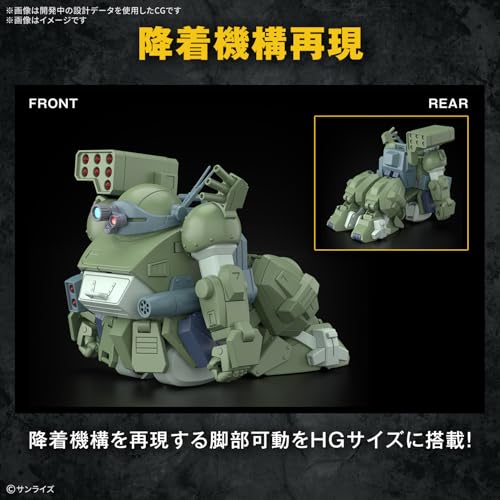 BANDAI SPIRITS HG Armored Trooper Votoms Scope Dog Turbo Custom Color-coded Plastic Model