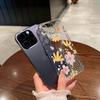 Прозрачный чехол для телефона с рисунком маслом «Цветок розы» для Apple iphone 13 Pro Max 11 12 X XR 7 8 Plus, противоударный, лавандовый