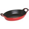 Staub Stackable Dish Cherry Enamel Iron Gratin Dish Japanese Dish "Oval 24cm" [Authorized Product] 40509-897