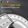High-Precision Stainless Steel Vernier Protractor 360° Angle Measuring Tool