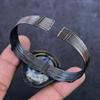 Sodalite Gemstone Handmade Copper Wire Wrap Cuff Bangle Adjustable ET-4976