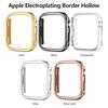 Для Apple Watch 45мм 41мм 38мм 42мм 40мм 44мм Покрытый Скелетный Чехол Жесткий PC Бампер Чехол Рамка для IWatch SE 8 7 6 5 4 3 2 1 Чехол