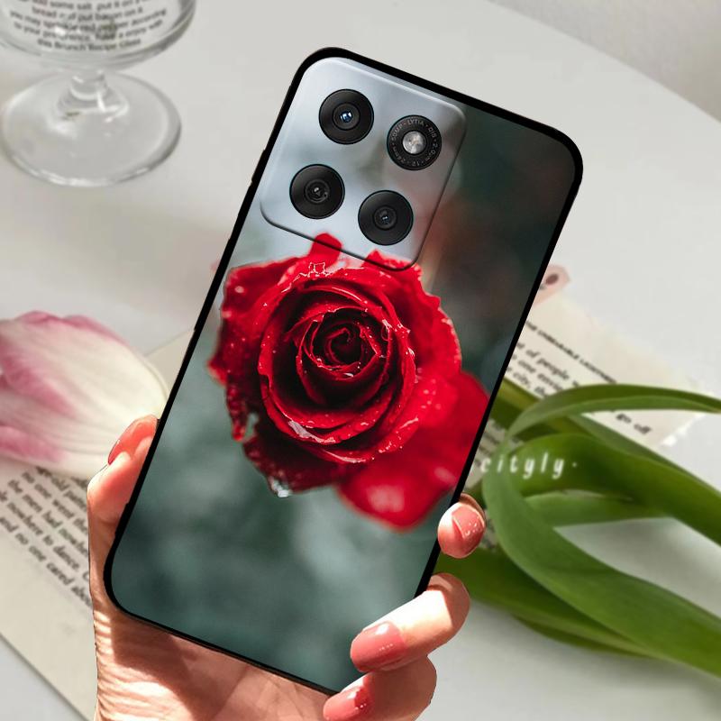 For Motorola Edge 60 Fusion Case Edge60 Fusion Soft Silicone TPU Phone Cover For Moto Edge 50 Fusion 5G Cute Animal Protector