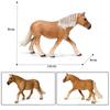 Домашние животные Модель лошади Экшн Аппалуза Гарвард Ганновер Клейдесдаль Кватер Арабская лошадь Фигурки Конный спорт Игрушки для детей