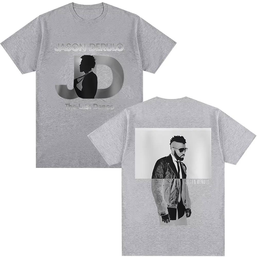 Jason Derulo The Last Dance Tour 2026 Graphics Shirt Unisex Y2k Hip Hop Style Summer Unisexs Women Short Sleeve Tshirt Fan Gift