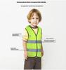 Custom Kids Reflective Safety Vest EN1150 Fluorescent Yellow/Orange One Size Breathable Mesh Cycling School High Visibility