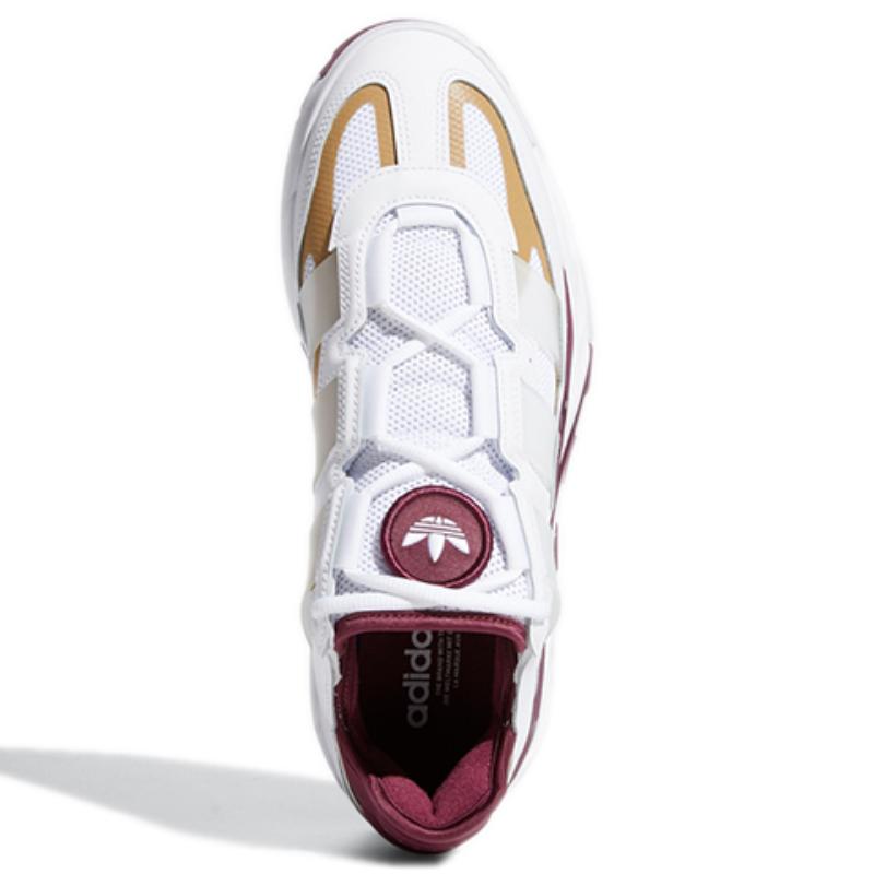 Adidas Оригинальные износостойкие ретро баскетбольные кроссовки Originals Niteball, бело-красные, унисекс, 'Бело-красные' кроссовки S24141