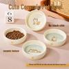 Newcomer Discount: Cute Anti-Tip Ceramic Cat & Dog Bowl - Anti-Black Chin Design