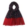 85*180cm Lightweight Scarves Floral Cotton Scarf for Women Fashion Shawl Wraps Thin Fall Winter Neck Scarves