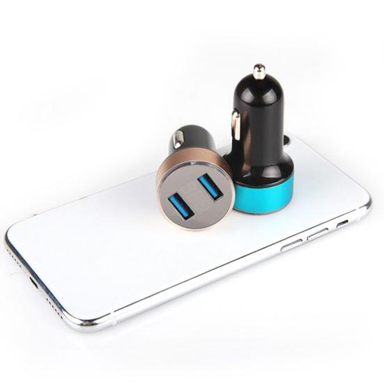 Универсальный светодиодный дисплей громкости, двойной USB-порт, 3,1 А, гнездо для автомобильного зарядного устройства для быстрой зарядки