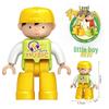 Compatible Large-Particle Building Block Minifigure Educational Toys for Early Childhood