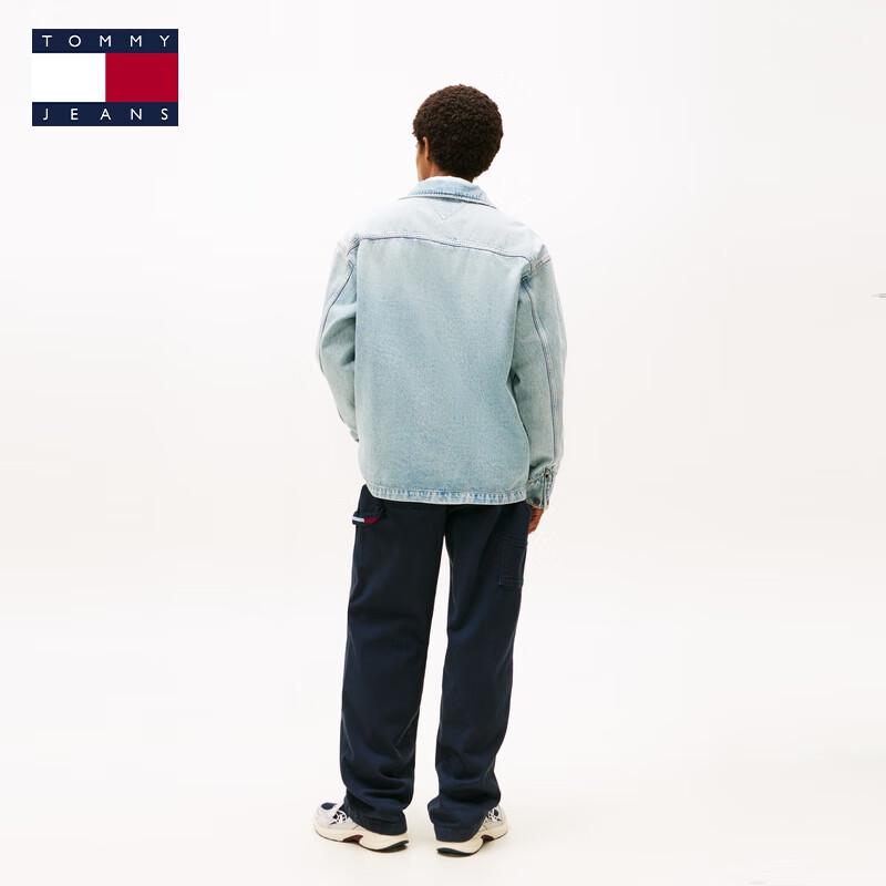Мужская джинсовая куртка TOMMY JEANS свободного кроя в ретро-стиле