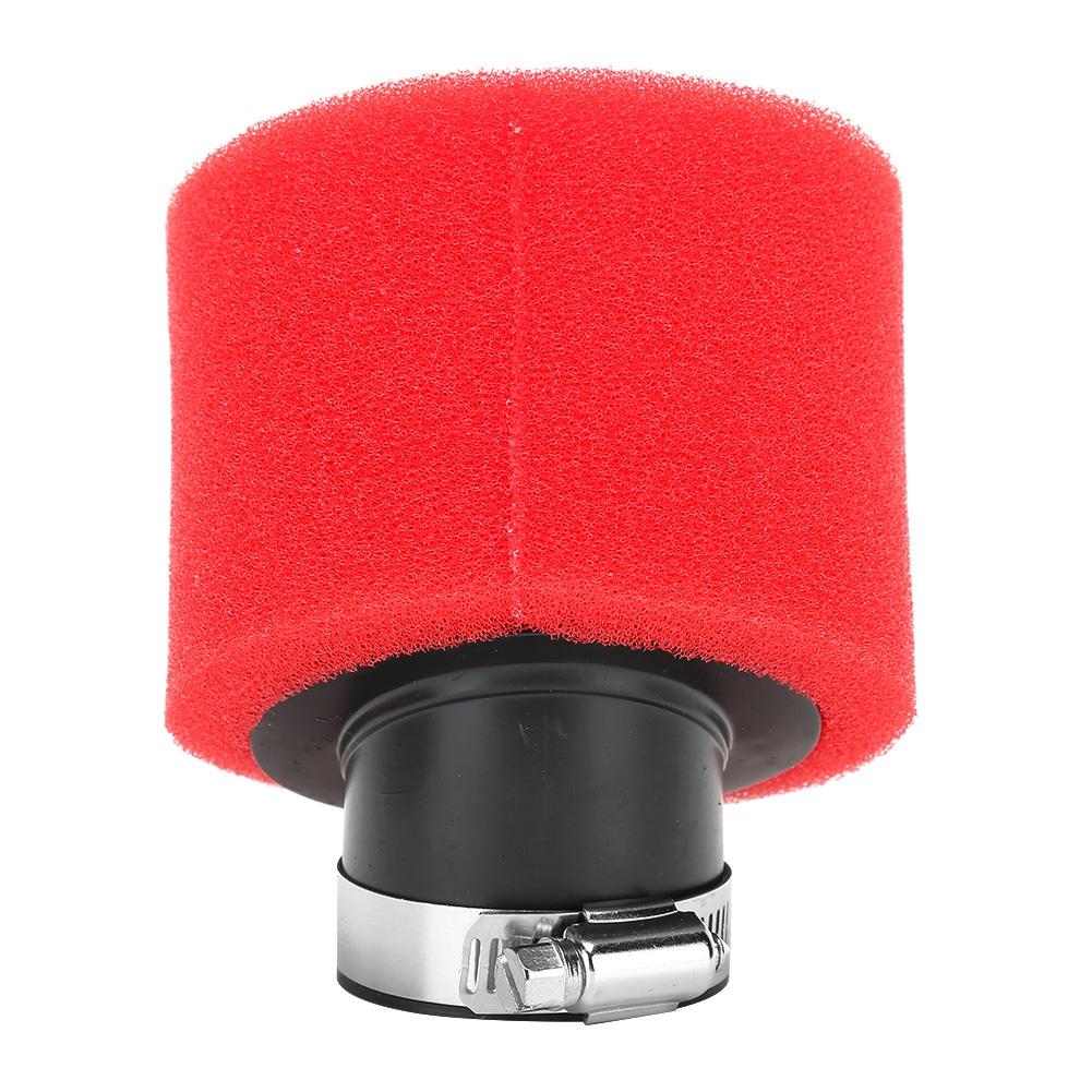 38mm 1.5in 45 degrees  Angled Foam Air Filter Capsule Cleaner for CRF50 XR50 CRF ATV PIT DIRT BIKE 110cc 125cc Red