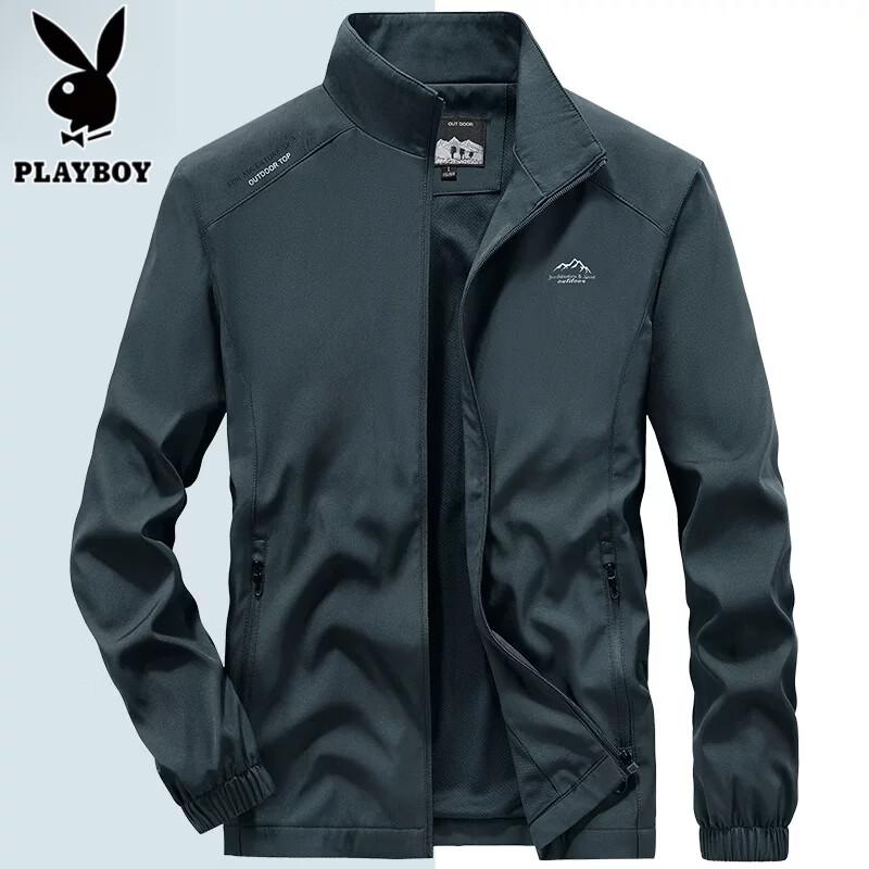 PLAYBOY Мужская повседневная куртка со стоячим воротником