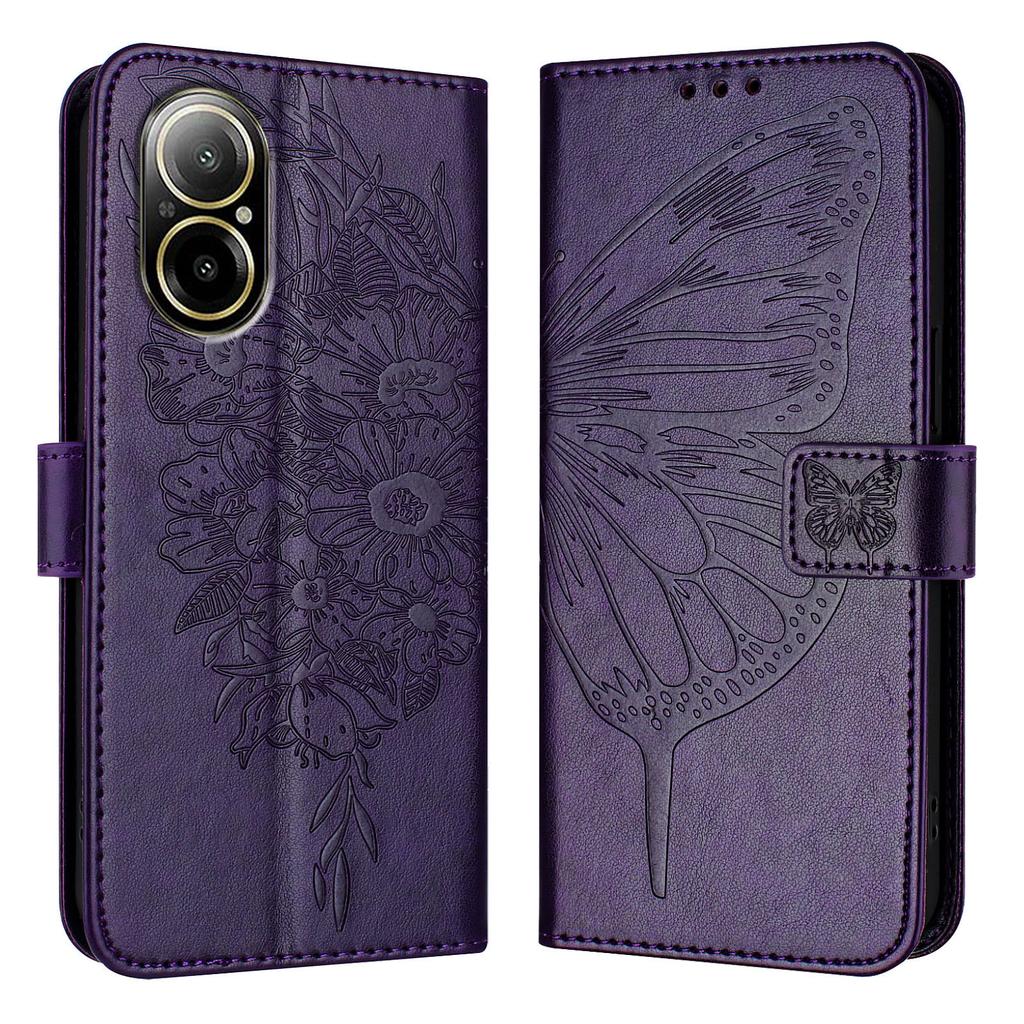 Роскошный кожаный чехол-бумажник с магнитной защелкой для телефона OPPO Realme C75 C71 C67 C65 C63 C61 C55 C53 C51s C51 4G 5G