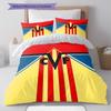 Villarreal logo Bedding Quilt Set Quilt Cover Pillowcase Home Decoration Birthday Gift (1 * duvet cover + 2 * pillowcase, without core)