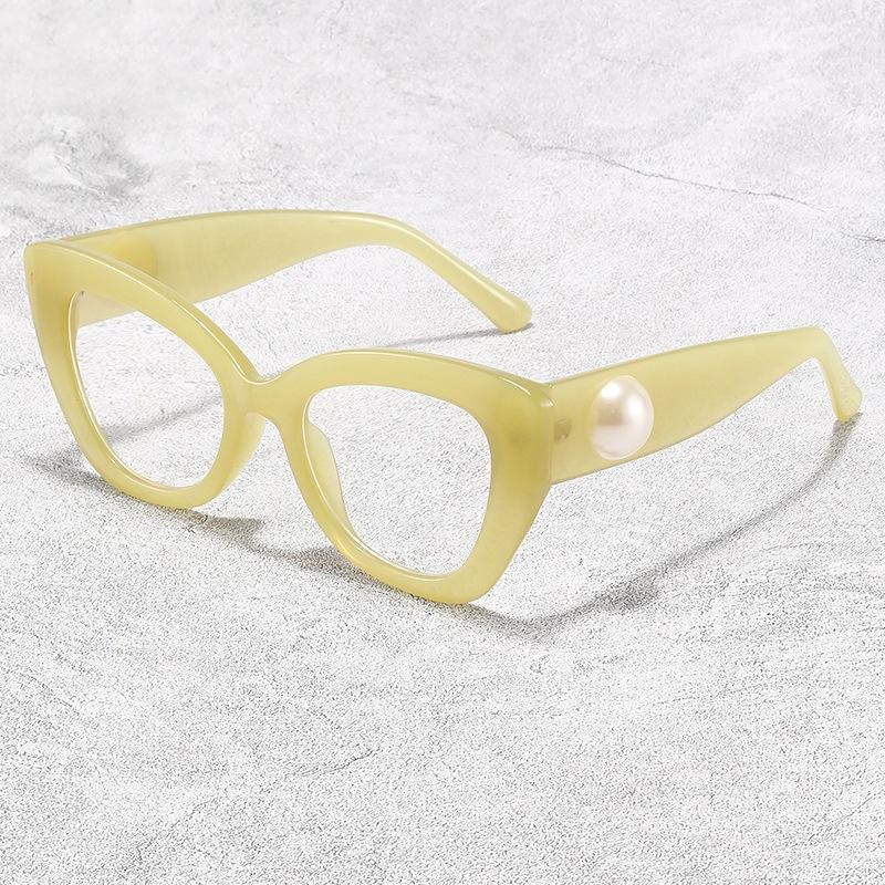 New point diamond pearl anti-blue reading glasses fashionable elderly computer eye protection glasses