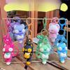 Cute Cartoon Cat Silicone Keychain Originality Bag Pendant For Gift Kids