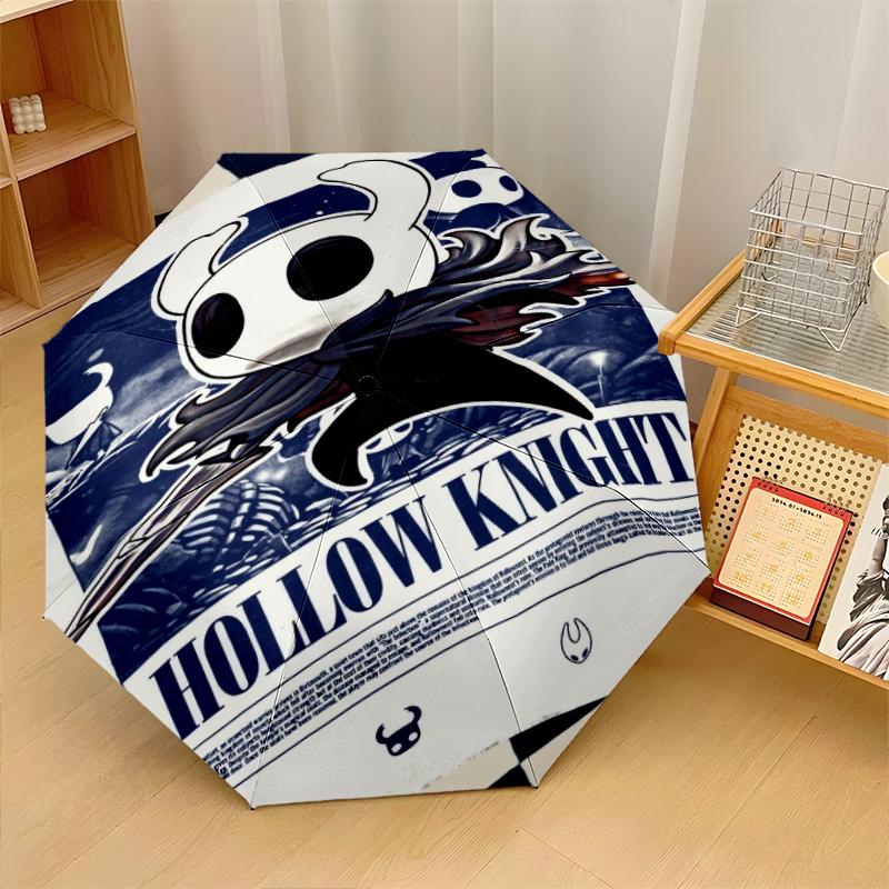 Ветрозащитный автоматический складной зонт Hollow Knight, 8 спиц, портативный, для улицы