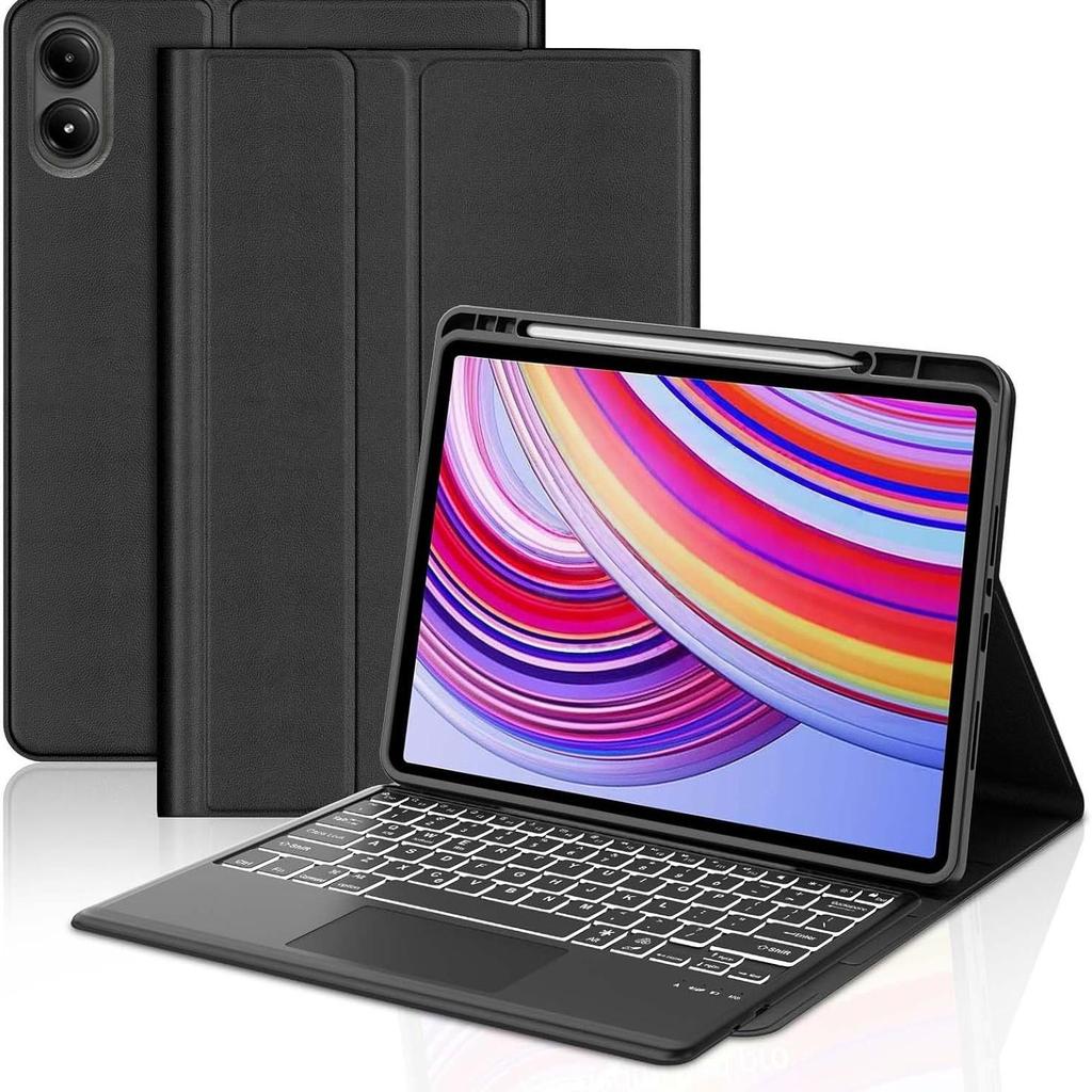 Bluetooth-клавиатура с подсветкой и защитный чехол для планшета Xiaomi POCO Pad C1 12,1 дюйма