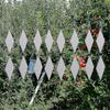 16PCs Reflective Bird Repeller Hanging Deterrent Scare Shiny