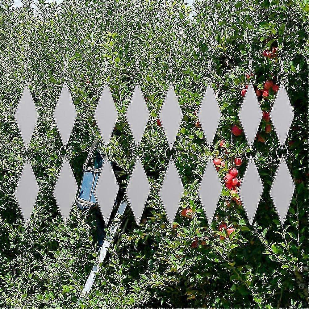 16PCs Reflective Bird Repeller Hanging Deterrent Scare Shiny