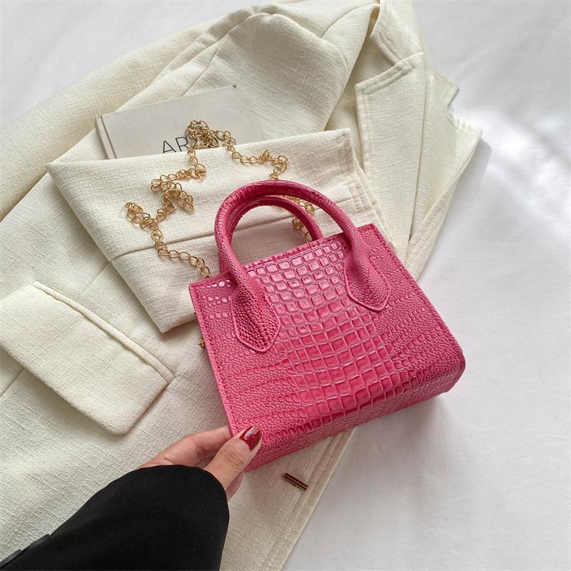 Chic And Trendy Small Square Handbag Casual Crossbody Bag With Unique Design For Everyday Use