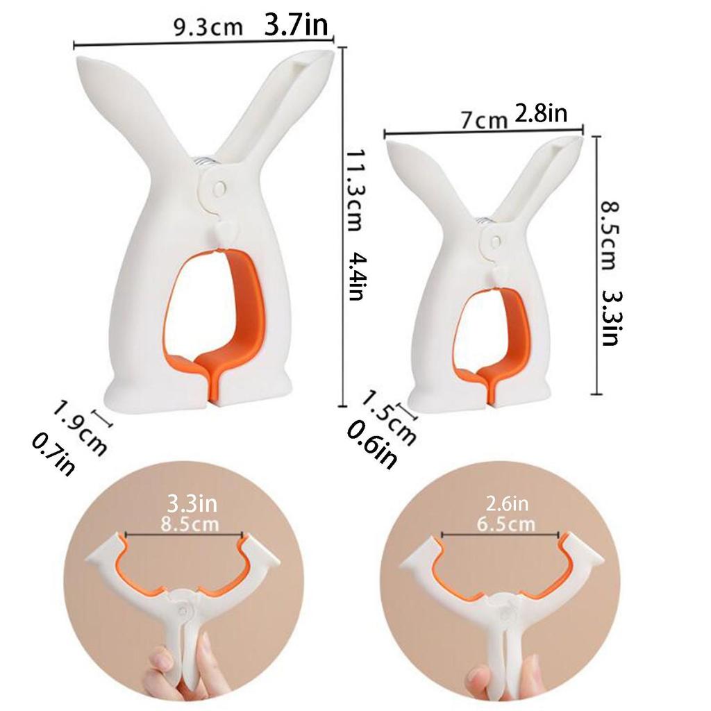 Rabbit Ears Windproof Clothespin Drying Clothes Fixed Quilt Plastic Clip Household Tools
