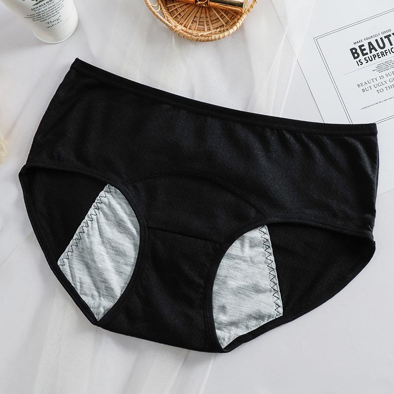 Pure Cotton Women's Physiological Underwear Leak Proof and Safe Pure Cotton Antibacterial Triangular Shorts