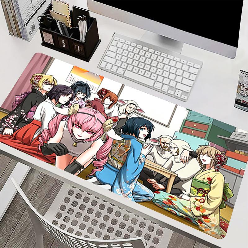 Kawaii Anime Mouse Pads Gamer Keyboard Pads Notebook Mousepad Steins Gate Computer Desk Mat Hot Gaming Mouse Mats For Cs Go Lol