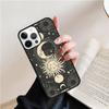 Чехол-ракушка с изображением Солнца, Луны и Лица для iPhone 17 Air 15 16 14 13 12 Pro Max 11 Pro Max Plus Чехол для телефона