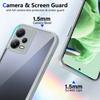 EUCAGR For Xiaomi Poco X5 5G Air Cushion Silicone TPU Bumper Clear Matte Back Cover Hard Phone Case for Xiaomi Poco X5 PocoX5 5G
