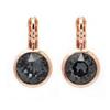 Stone Earrings 8mm Black Crystal Rose Gold Accessories Shopping Mall Pearl Earrings 14K Ring Earrings Ring Earrings