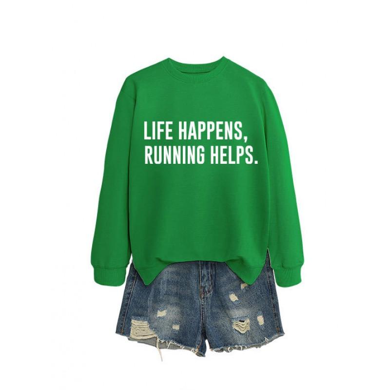 Womens Oversized Casual Long Sleeve Hoodie Sweatshirt With Print Design Comfort Fit
