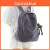 Original Simple Canvas Backpack For Women Men Large Capacity 16-inch Laptop Bag