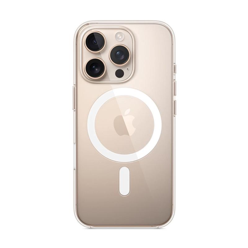 Прозрачный чехол для iPhone 17, совместимый с MagSafe, с защитой от падения для 13/14/16 Plus, с анимированным всплывающим дизайном.