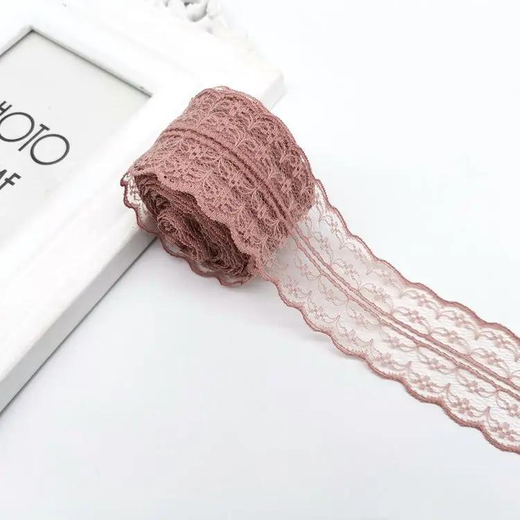 10 метров/рулон 4,5 см Красная Черная Синяя Вышивка Кружевная Лента DIY Одежда Швейная Ткань Свадьба Рождество Хэллоуин Подарок Украшение