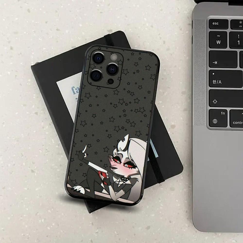 H-Helluva B-Boss Phone Case For Apple iPhone 15,14,13,12,11,Pro,X,XS,Max,XR,Plus,Mini Soft Black Cover