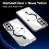 Non-yellowing Transparent Case For Samsung S26 + s26 Ultra Galaxy S25 ultra S24 + S23 S22 S21 FE Magnetic Ring Protect Cover